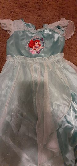 2t to 3t little mermaid nightgown