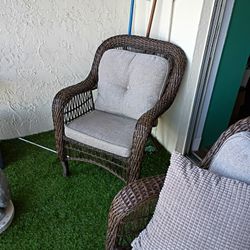 Nice Large Outdoor Wicker Chair Good Condition
