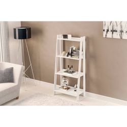 Libson white 4 shelf bookcase new in box $80 OBO