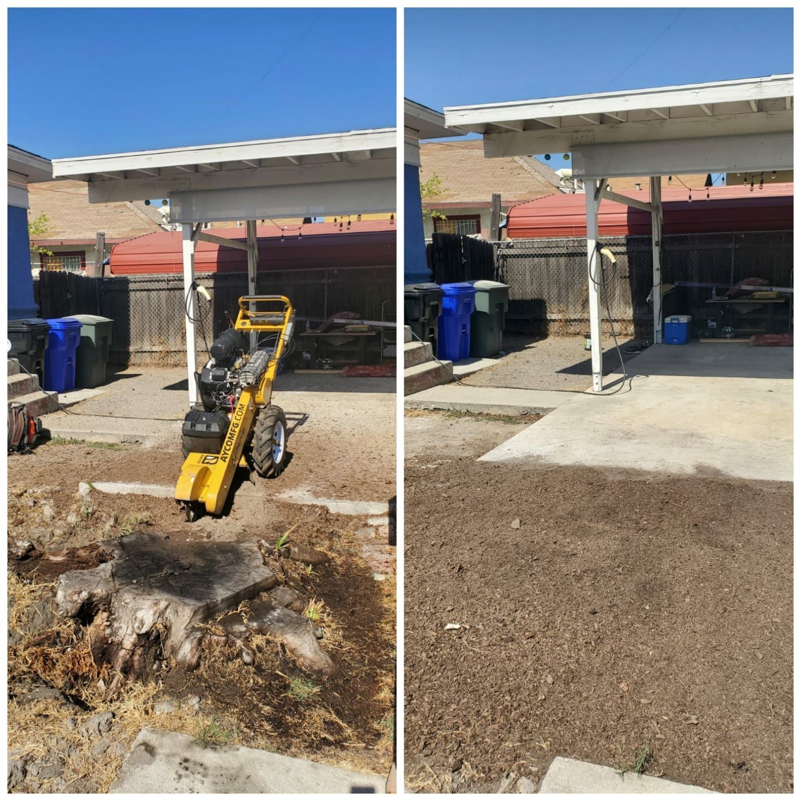 Stump Grinding Messge, Tree Messge