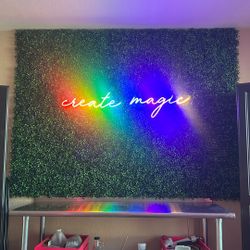 plant wall panels photo backdrop 
