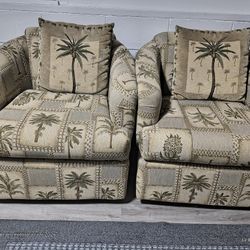 Two Small Chairs Very Comfortable In Excellent Condition. 