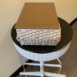 1980’s Sewing Basket With Essential Sewing Tools. $99