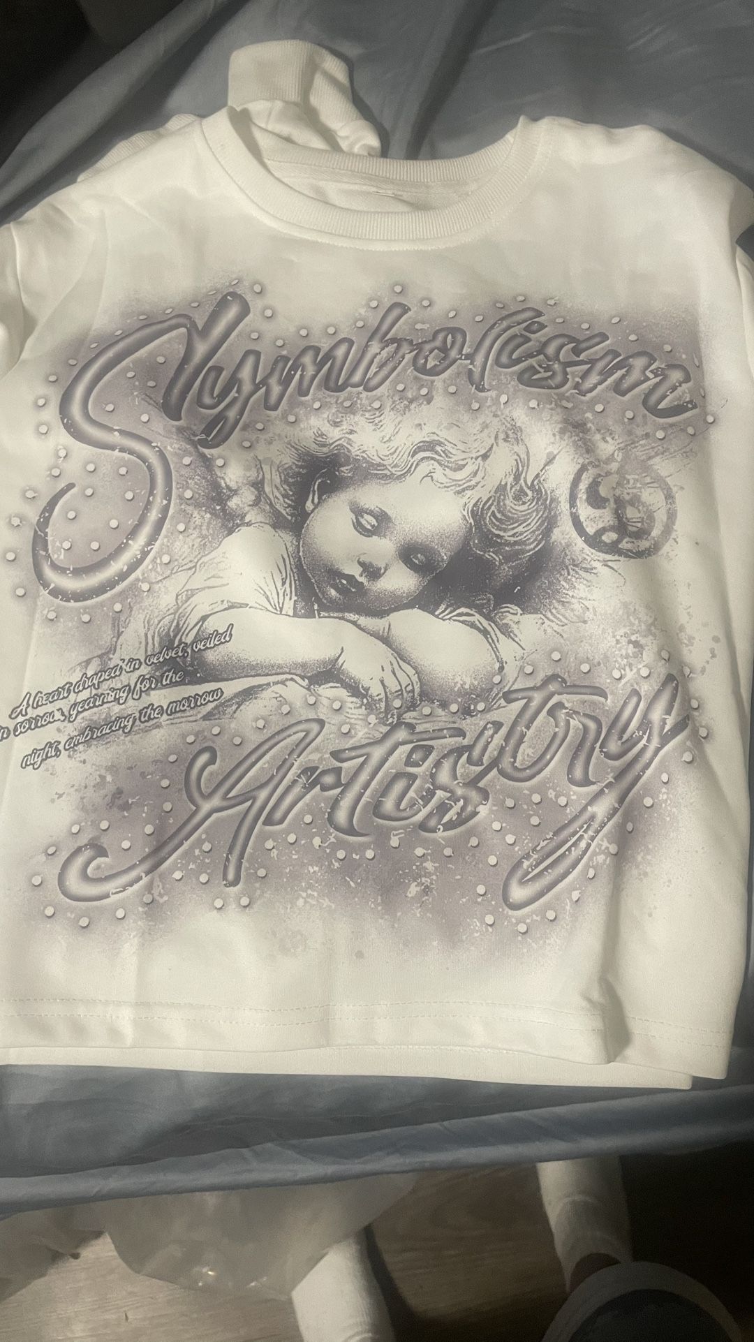 American Street Style Angle Print Fitted Round Neck Long Sleeve Sweat Shirt, Trendy Casual Short New Fashion for fall and winter