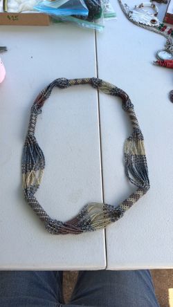 Vintage-style  Seed Bead Necklace