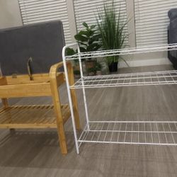 🌾 Bamboo Storage Bench + Shelf Bundle