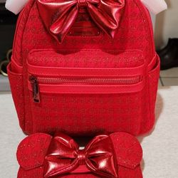 Loungefly Set Backpack And Wallet 