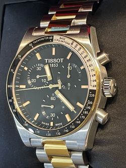 TISSOT PR156 CHRONOGRAPH SWISS QUARTZ WATCH “NEW”