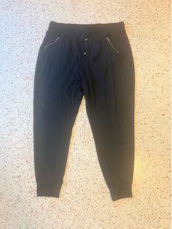 Splash Women’s Black Jogger Pants 2X Plus Drawstring Pockets