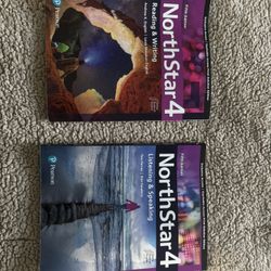 Reading and writing book/ College level 5.   Listening and speaking book/ College level 5