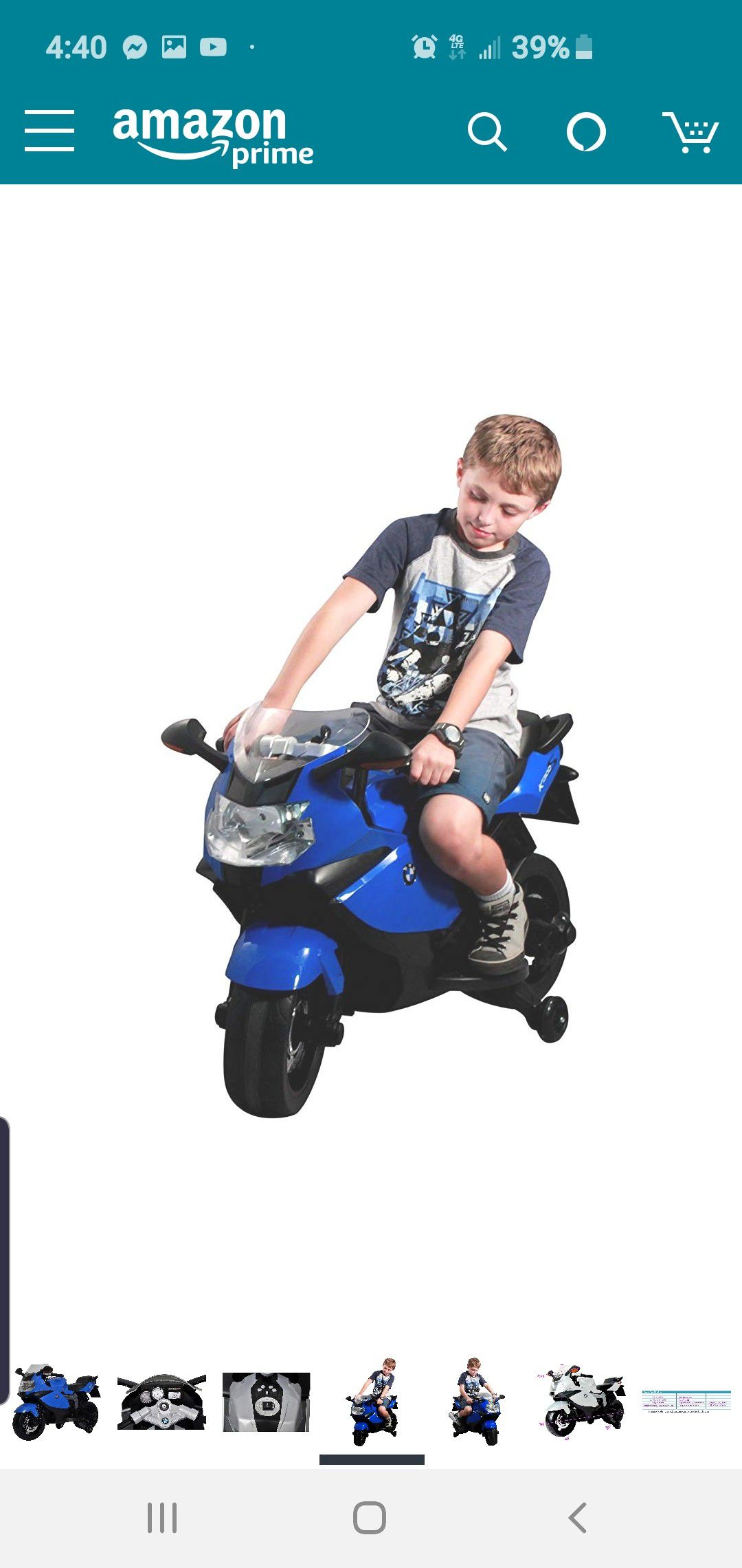 BMW motorcycle for kids