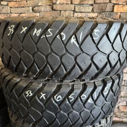 33x10.50R15 used pair
