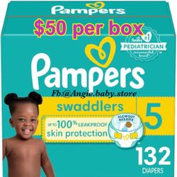 Pampers Swaddlers Size 5 Jumbo Box 