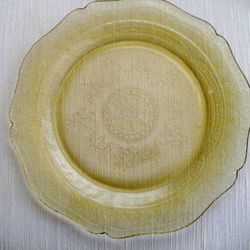 Vintage Depression Federal Patrician Spoke 11" Dinner Plate