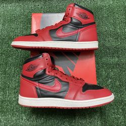 Jordan 1 High 85 Varsity Red size 10 USED But Clean