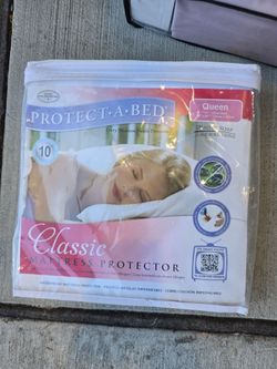 New Protect a Bed Queen Mattress Protective Cover