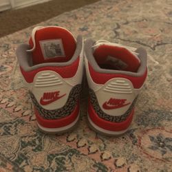 Fire Red Jordan 3 (GS)