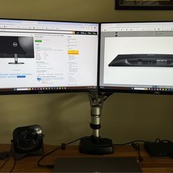 2 - 24 inch Dell Monitors