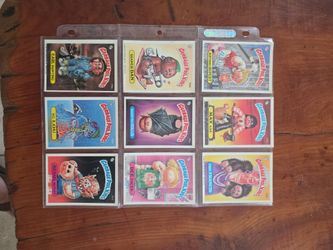 Garbage pail kids cards sticker 1986
