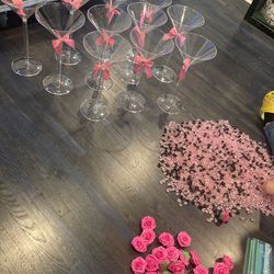 Martini glasses Barbie decorations Giant Size for Sale in Chicago, IL