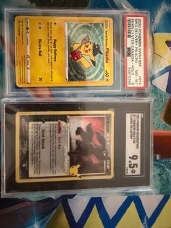 Special Delivery Pikachu and Gold star umbreon from celebrations