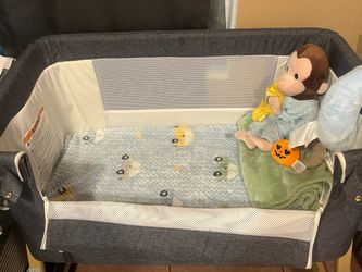 Bassinet and changing table
