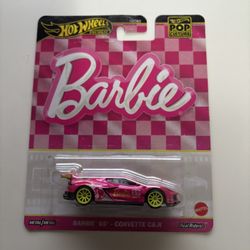Hot Wheels Hotwheels Barbie Corvette Premium 