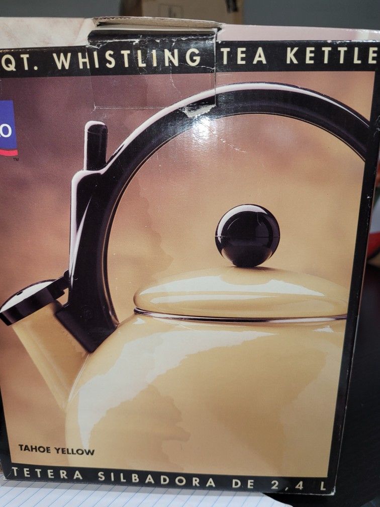 Stainless Steel Whistling Kettle 2.5qt/2.37l Hot Water Tea Stovetop