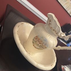 WASH BASIN & PITCHER SET