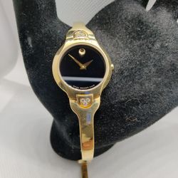 Ladies Movado Kara Diamond Case Watch