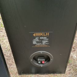 KLH HOME SPEAKERS BLACK ( pair ) MODEL AV830 /  **$65/OBO**
