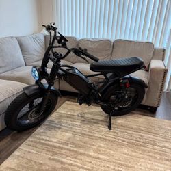 E-BIKE with 40+ MPH top speed and 80 Miles of range