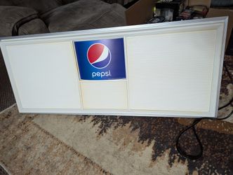 Pepsi Concession Sign 