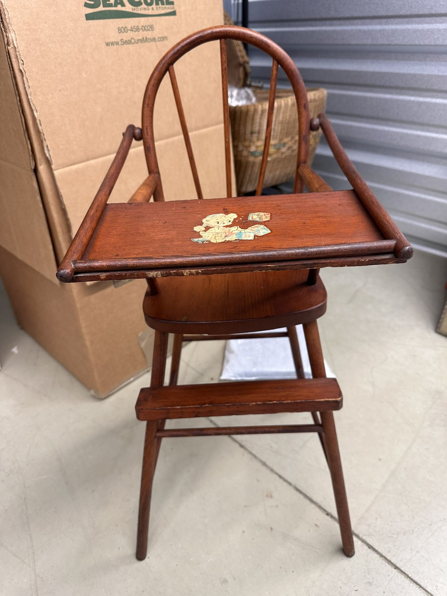 High Chair-wooden