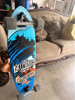Black Longboard Cruiser Skateboard