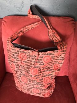 Long Hippie Hobo Sling Shoulder Crossbody Bag, Bohemian Hippie Bag