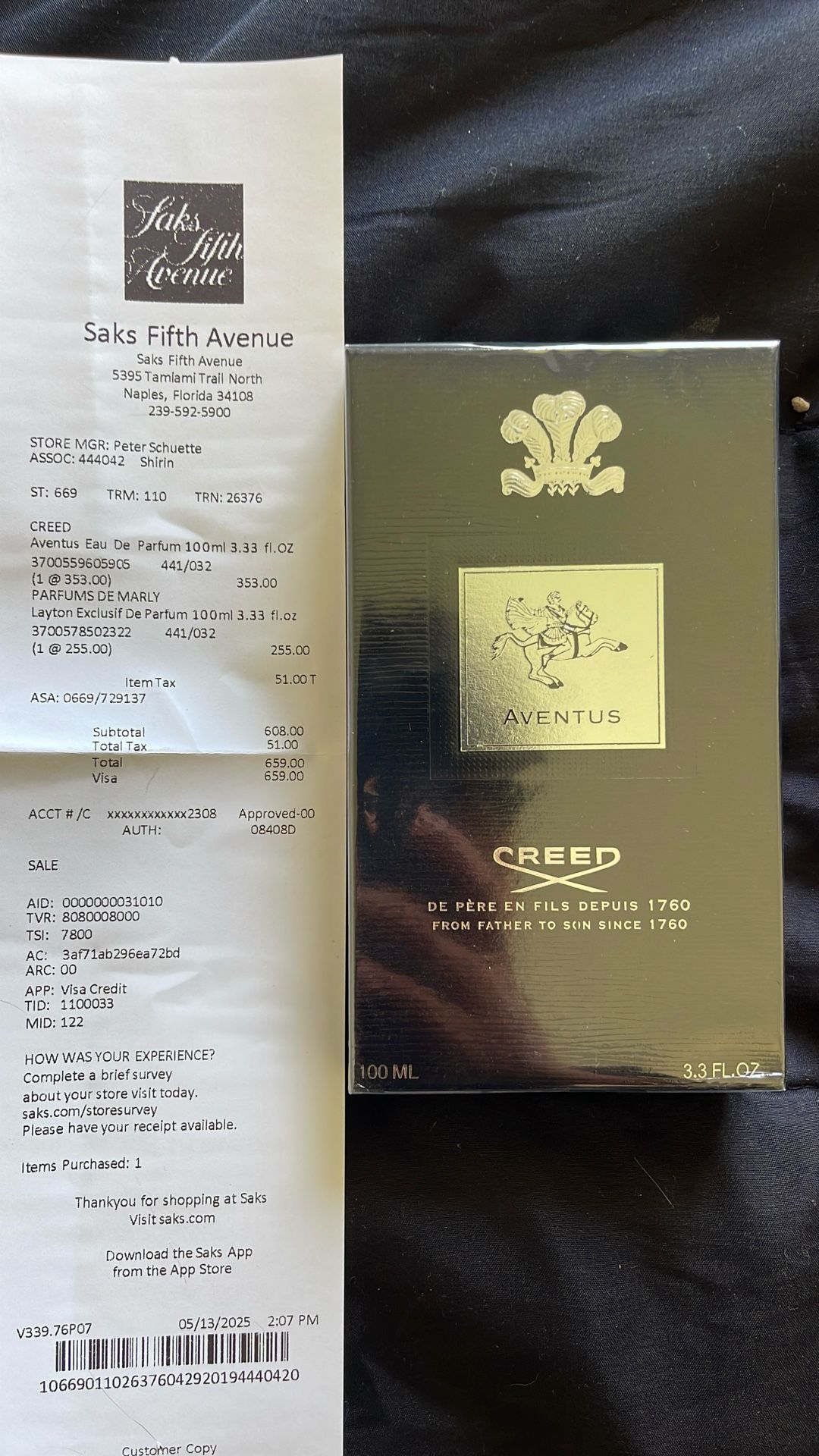 Aventus Creed COLONGE