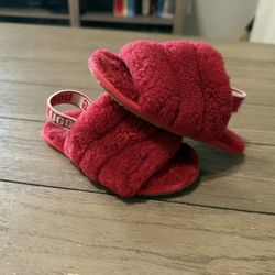 Girls Sz 10 Ugg Slippers 