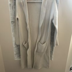 Express cozy collar duster cardigan
