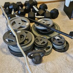 Assortment Of Barbell Plates (1nch)