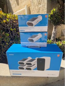 AOSU 4K Solar Security Cameras