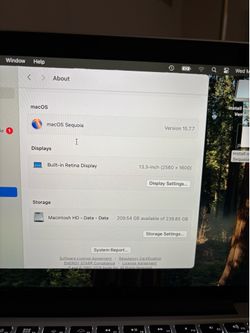 MacBook Pro 13” (2015) – Updated macOS Sequoia – Great Condition