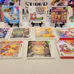 Nintendo 3DS Video Game Lost Missing Cases & Book Manuals