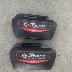 56V High-Capacity 5.0Ah Lithium-Ion Battery with eCM Battery Management Technology and On-Board Fuel Charge Gauge