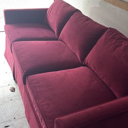 Suede Couch
