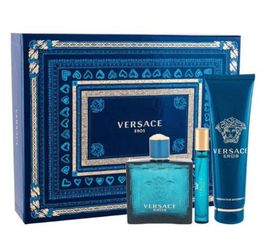 VERSACE - EROS 3PC SET 3.4 OZ EDP + 5.0 OZ SG + 10ML MINI ( M )