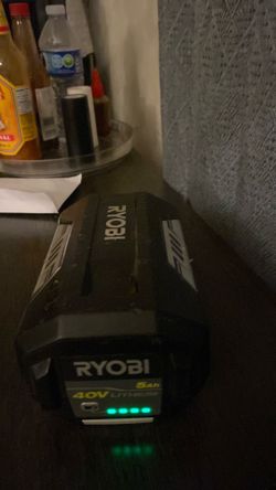 Ryobi 40 v lithium battery