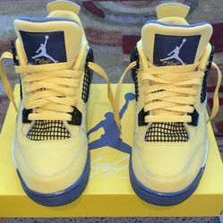 Size 5Y - Jordan 4 Retro “Lightning” (2021) (GS)