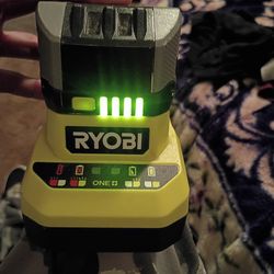 Ryobi battery and fast charger