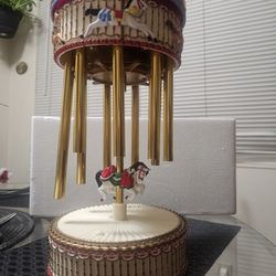 Vintage AVON Christmas Carasoul With Musical Chimes